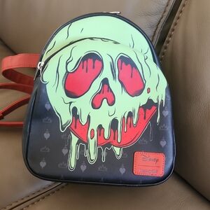 Disney Loungefly Black and Red Backpack